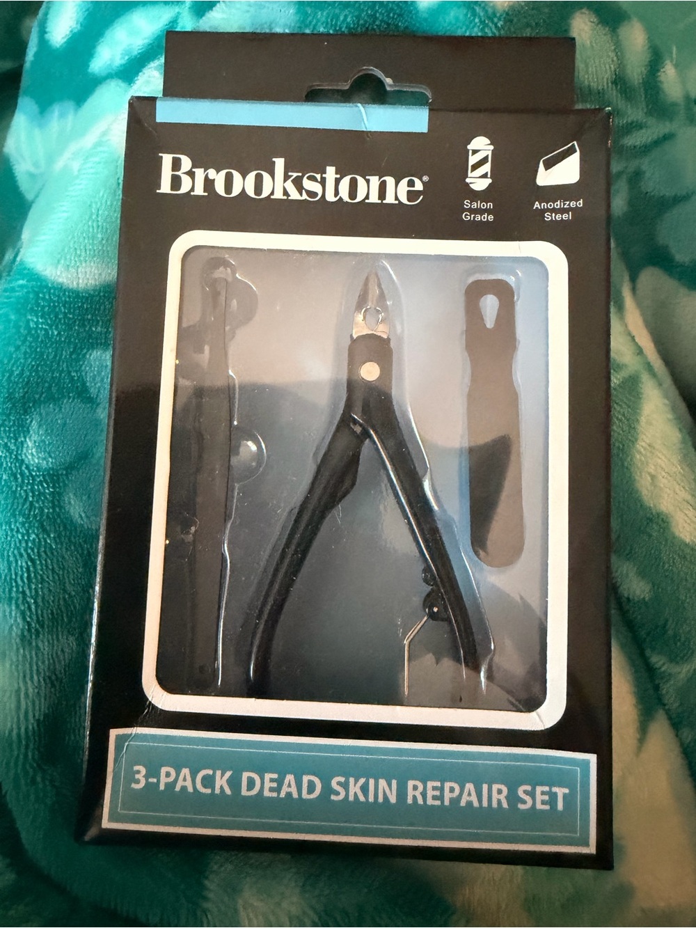 Brookstone Black 3-Pack Dead Skin Repair Set